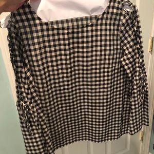 Madewell trendy gingham top